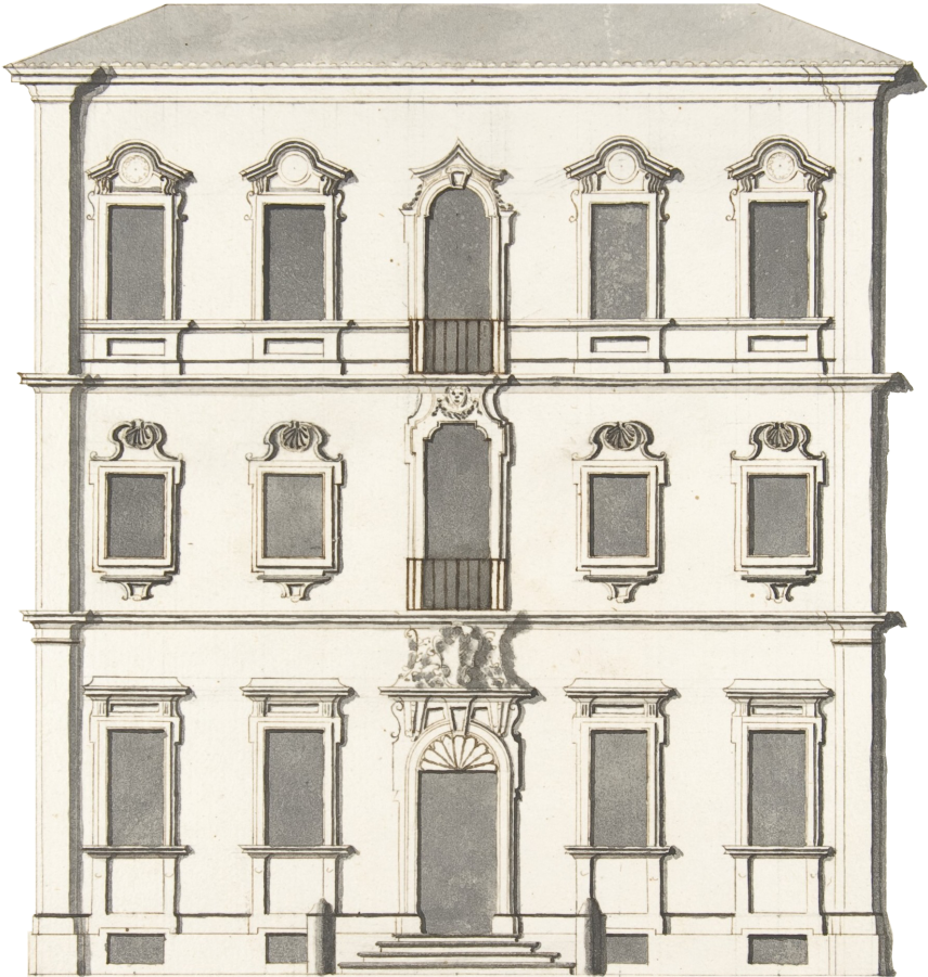 Palazzo architectural sketch
