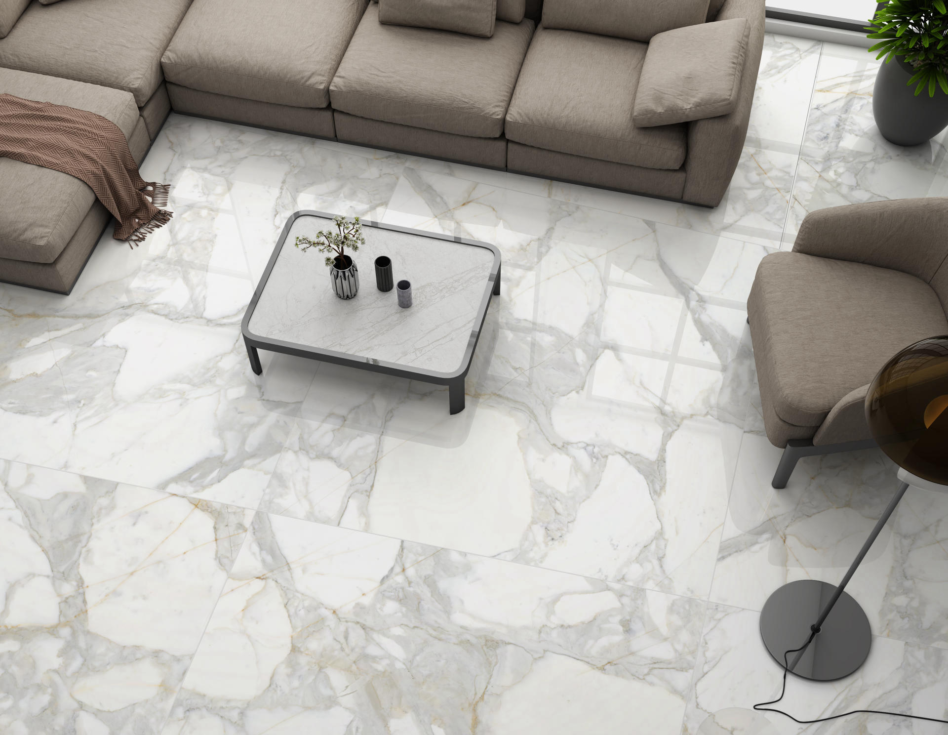 ARABESCATO FJORD slab application interior